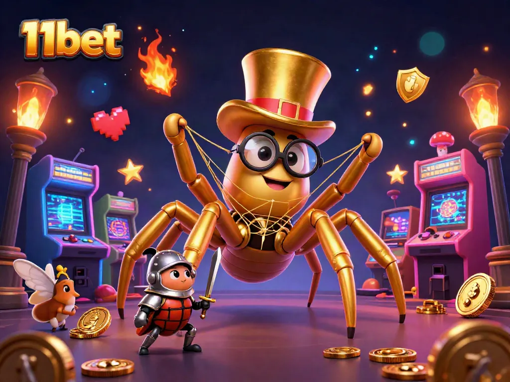 Experience thrilling gameplay at 11bet with colorful gaming machines and exciting elements.