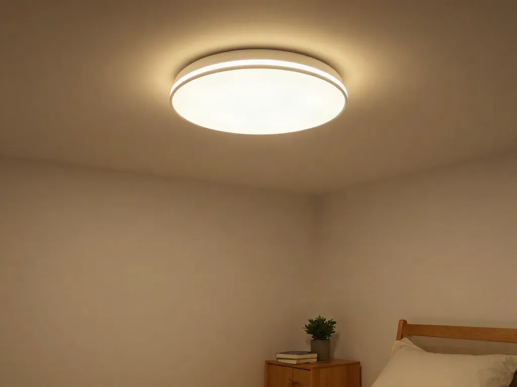 O lustră dormitor modernă, parte dintr-un serviciu local de design interior.