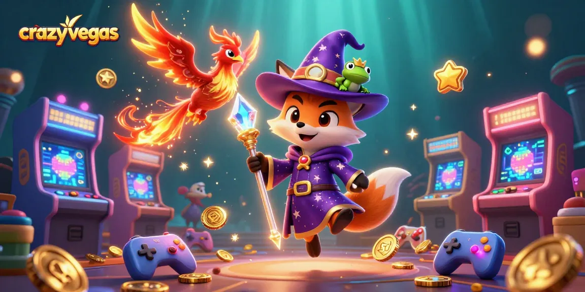 Experience thrilling gameplay and big wins at crazyvegas with vibrant casino-themed characters.